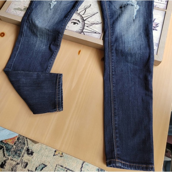 Express Distressed Stretchy Skinny Jeans - Picture 7 of 8